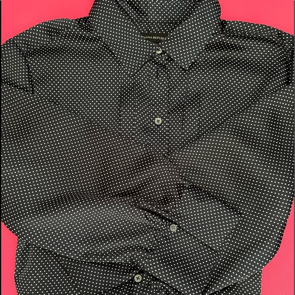 Banana Republic dressy polka dot shirt - Picture 1 of 5